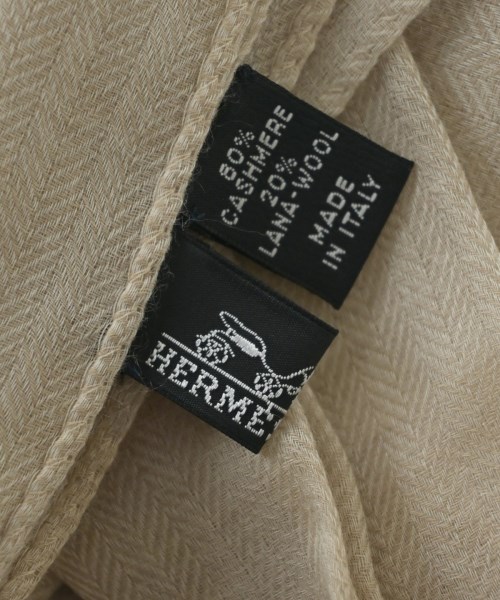HERMES（エルメス）ストール ベージュ サイズ:- レディース/2200717056392