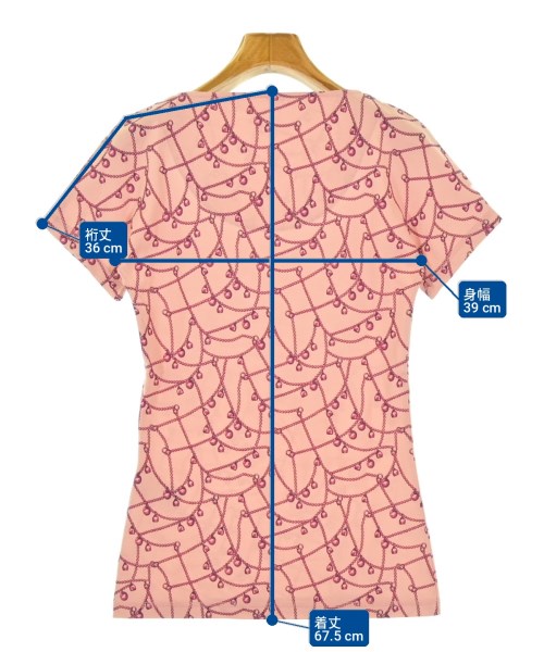 HERMES（エルメス）Tシャツ・カットソー ピンク サイズ:36(XS位) レディース/2200717144013