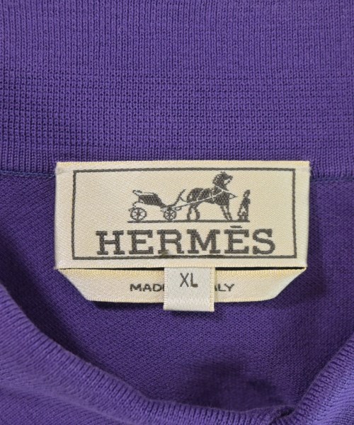 HERMES（エルメス）ポロシャツ 紫 サイズ:XL メンズ/2200717144037