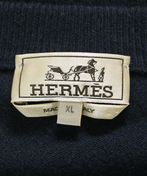HERMES（エルメス）ニット・セーター 黒 サイズ:XL メンズ/2200717394029