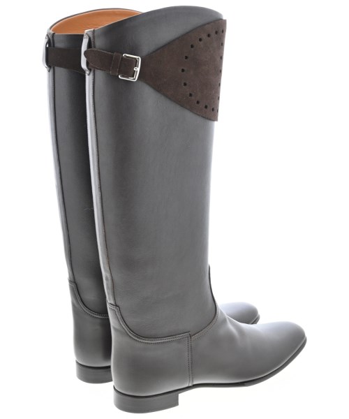 HERMES（エルメス）ブーツ 茶 サイズ:EU37 1/2(24cm位) レディース/2200717718191