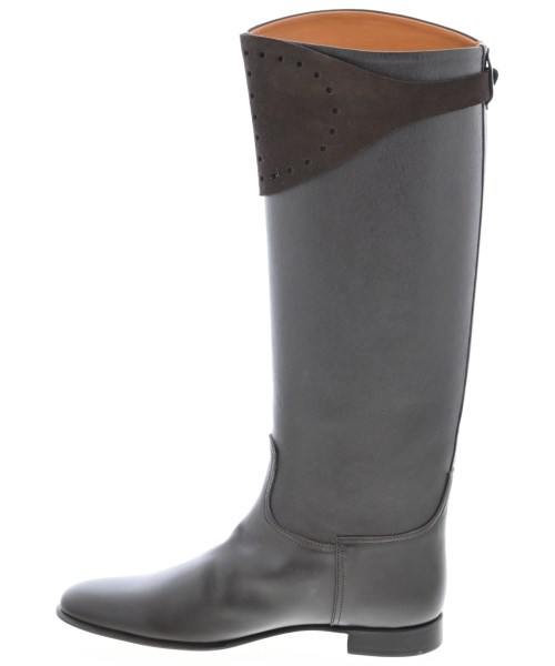HERMES（エルメス）ブーツ 茶 サイズ:EU37 1/2(24cm位) レディース/2200717718191