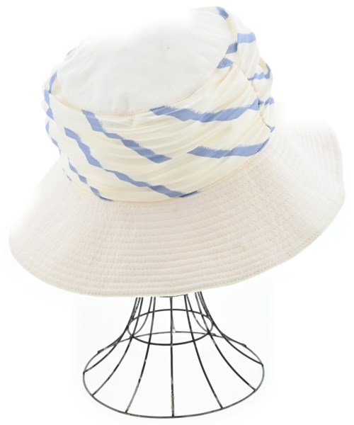 HERMES（エルメス）ハット 白 サイズ:59 レディース/2200717718221