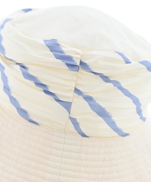 HERMES（エルメス）ハット 白 サイズ:59 レディース/2200717718221