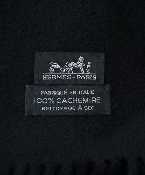 HERMES（エルメス）ストール 黒 サイズ:- レディース/2200717949014