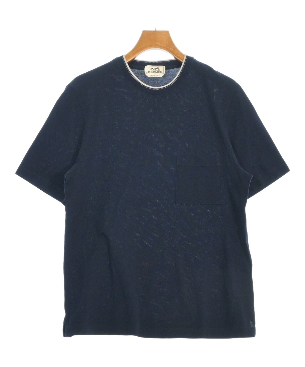 HERMES（エルメス）Tシャツ・カットソー 紺 サイズ:-(M位) メンズ