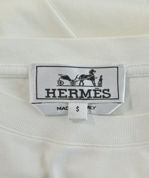 HERMES（エルメス）Tシャツ・カットソー 白 サイズ:S メンズ/2200718983086