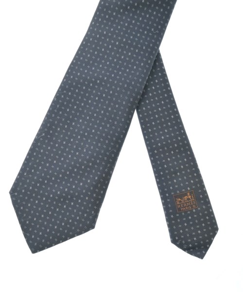 HERMES（エルメス）ネクタイ グレー サイズ:- メンズ/2200644773348