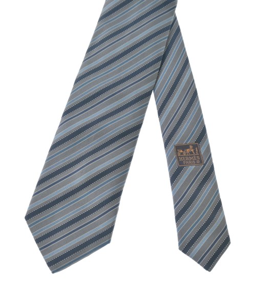 HERMES（エルメス）ネクタイ グレー サイズ:- メンズ/2200644773386