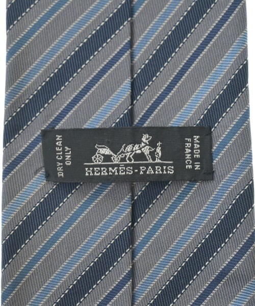 HERMES（エルメス）ネクタイ グレー サイズ:- メンズ/2200644773386