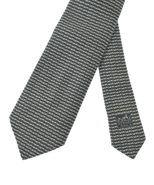HERMES（エルメス）ネクタイ 黒 サイズ:- メンズ/2200644773430