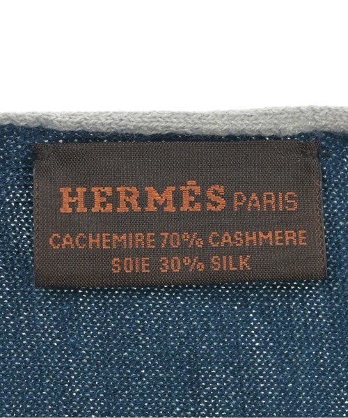 HERMES（エルメス）マフラー グレー サイズ:- メンズ/2200645074079