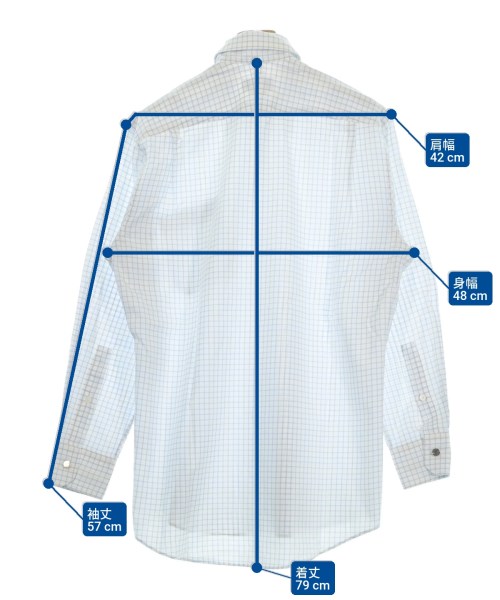 HERMES（エルメス）カジュアルシャツ 白 サイズ:15(S位) メンズ/2200636217058