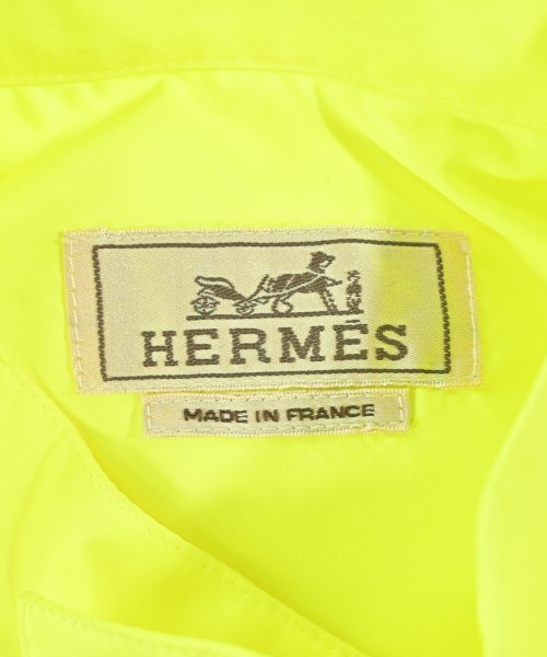 HERMES（エルメス）カジュアルシャツ 黄 サイズ:48(L位) メンズ/2200645627015