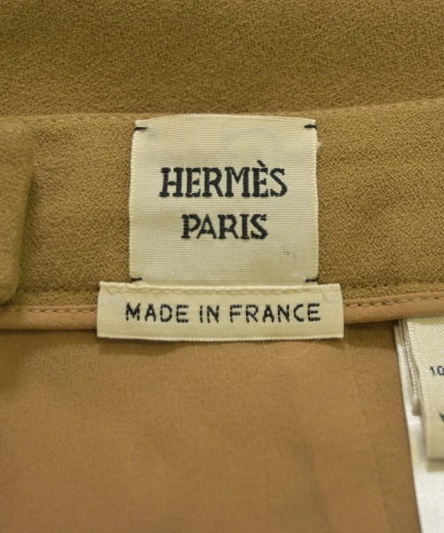 HERMES（エルメス）ひざ丈スカート ベージュ サイズ:36(XS位) レディース/2200646600031