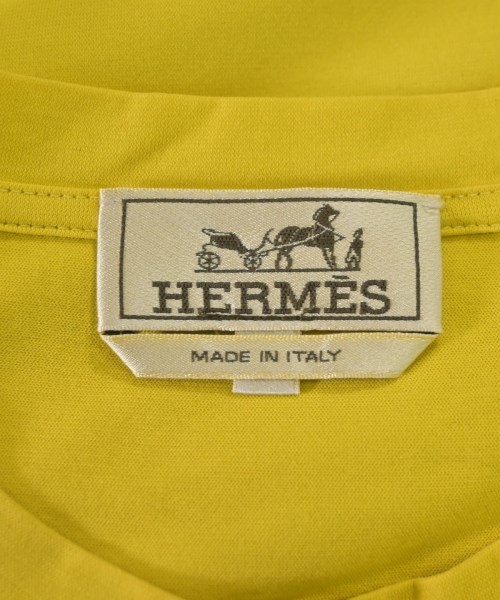 HERMES（エルメス）Tシャツ・カットソー 黄 サイズ:S メンズ/2200646731032