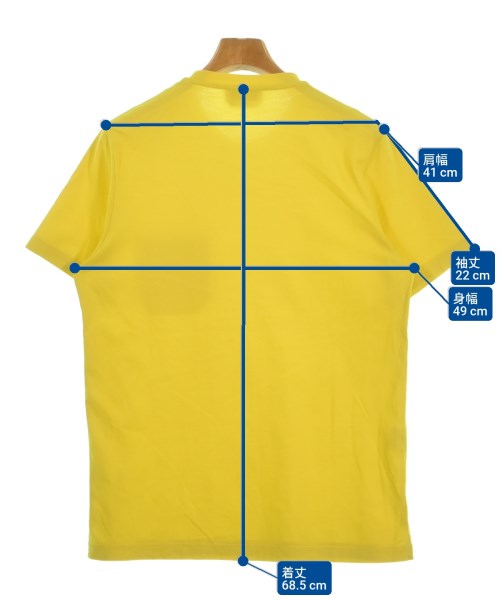 HERMES（エルメス）Tシャツ・カットソー 黄 サイズ:S メンズ/2200646731032