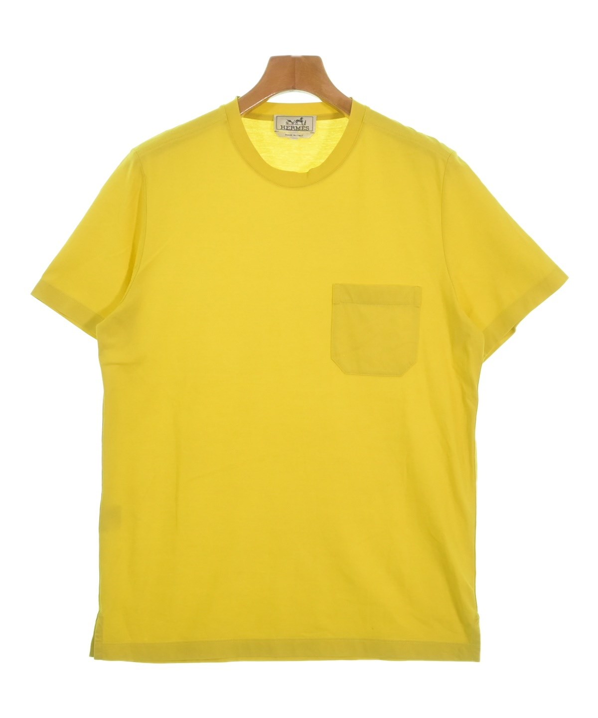 HERMES（エルメス）Tシャツ・カットソー 黄 サイズ:S メンズ