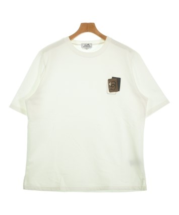 エルメス HERMES 56-7603 Tシャツ HERMES（エルメス）Tシャツ・カットソー 白 サイズ:34(XXS位