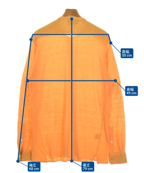 HERMES（エルメス）カジュアルシャツ オレンジ サイズ:L メンズ/2200646731094