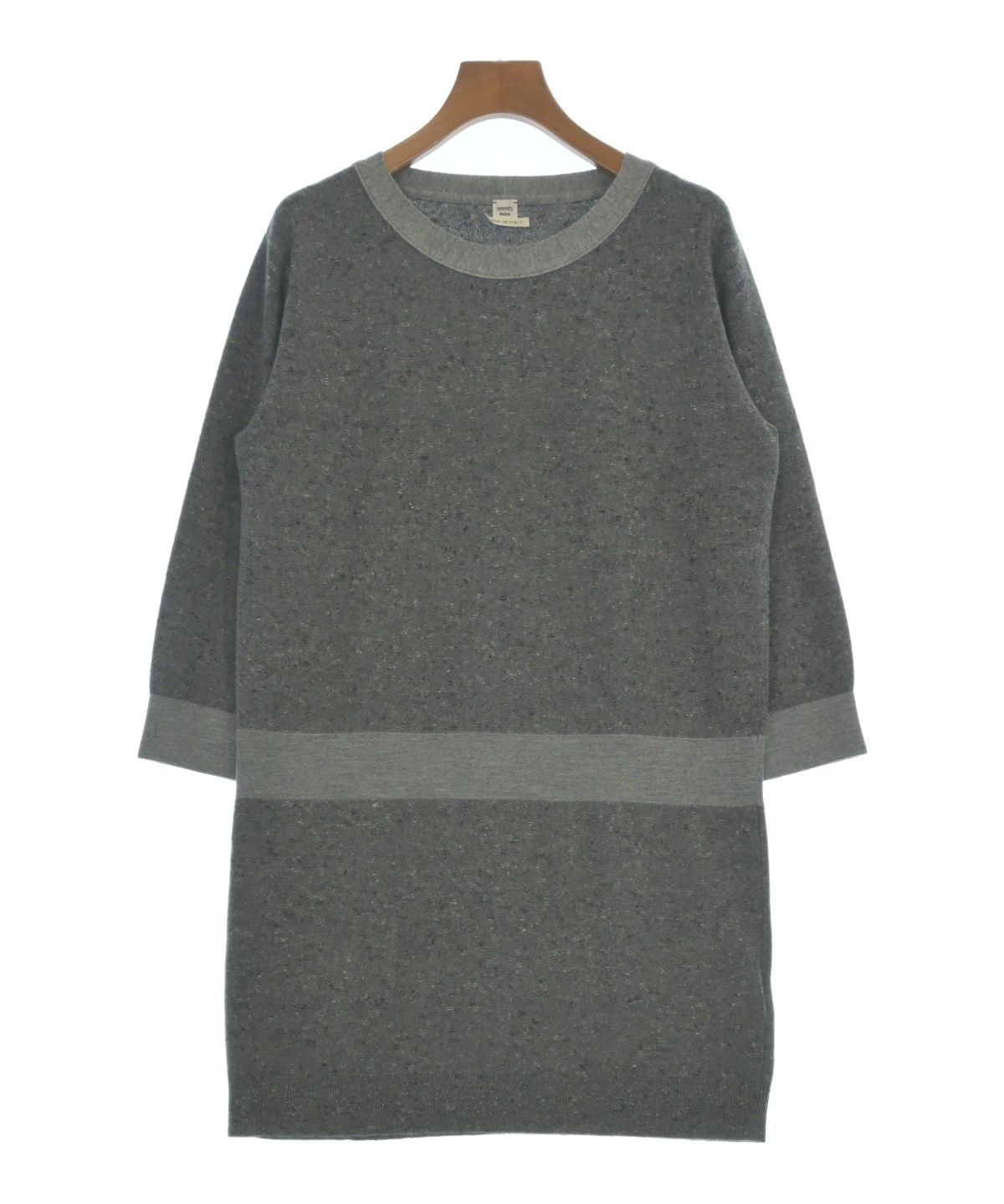 HERMES（エルメス）ワンピース グレー サイズ:34(XS位) レディース