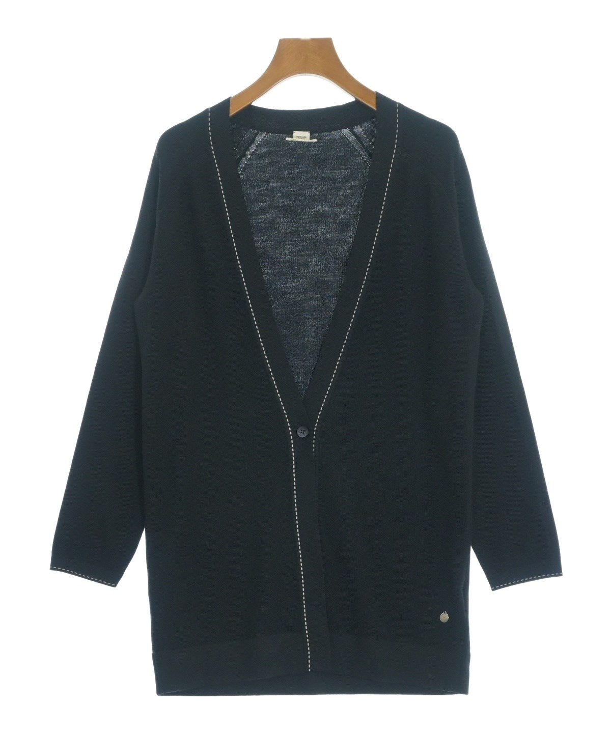 HERMES（エルメス）ニット・セーター 黒 サイズ:34(XXS位) レディース