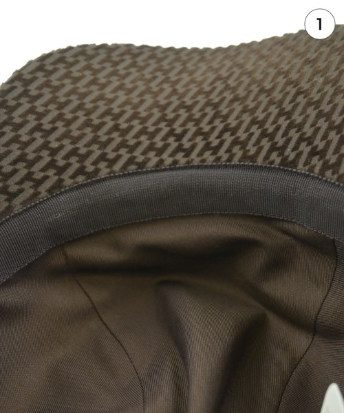 HERMES（エルメス）キャップ 茶 サイズ:58 レディース/2200646846064