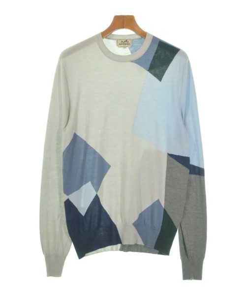 HERMES(エルメス)ニット・セーター グレー サイズ:M/2200647117019