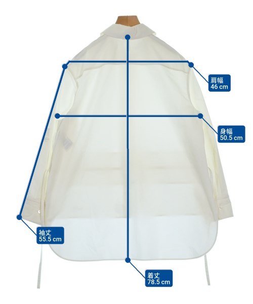 HERMES（エルメス）ブラウス 白 サイズ:38(S位) レディース/2200647169025