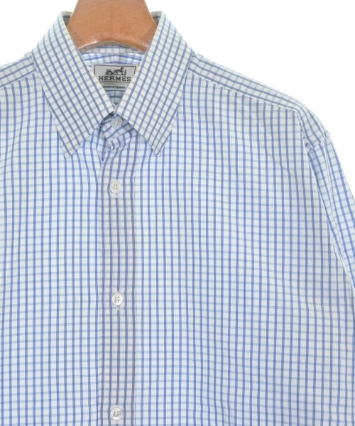 HERMES（エルメス）ドレスシャツ 青 サイズ:40(L位) メンズ/2200647253014