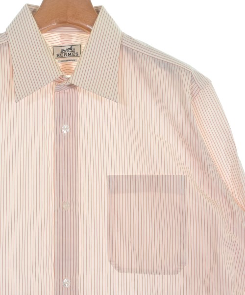 HERMES（エルメス）ドレスシャツ ピンク サイズ:41(XL位) メンズ/2200647253052