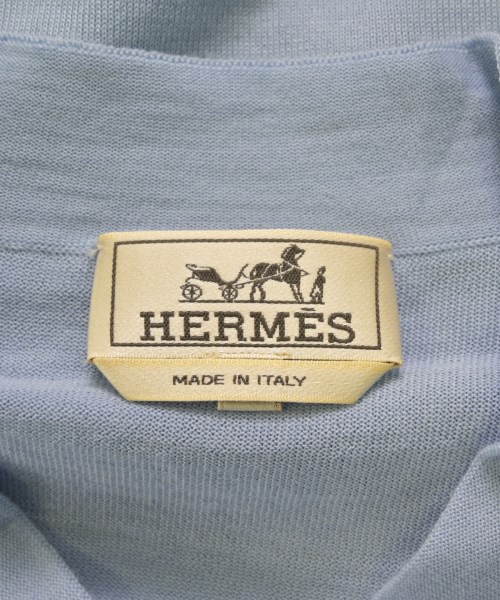 HERMES（エルメス）ニット・セーター 青 サイズ:L メンズ/2200647393024