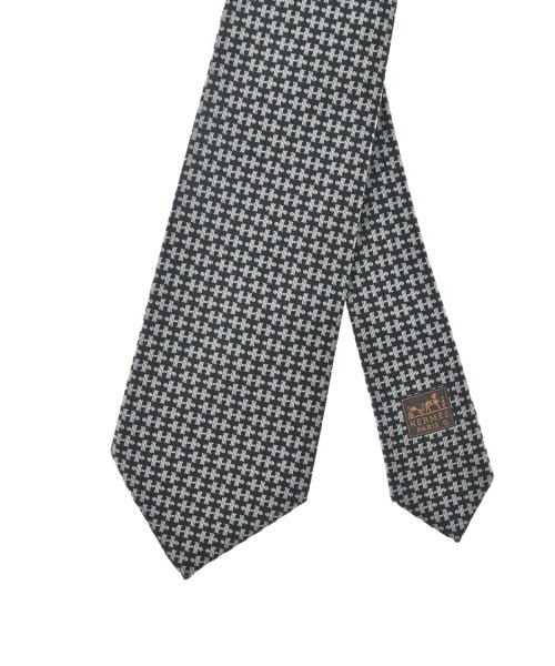 HERMES（エルメス）ネクタイ 黒 サイズ:- メンズ/2200647771037