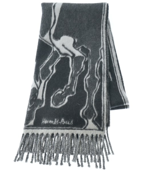 HERMES(エルメス)マフラー 黒 サイズ:-/2200648900023