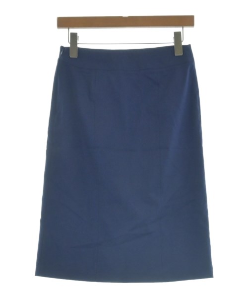 HERMES（エルメス）ひざ丈スカート 紺 サイズ:34(XXS位) レディース/2200649005024