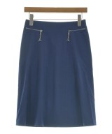 HERMES（エルメス）ひざ丈スカート 紺 サイズ:34(XXS位) レディース/2200649005024