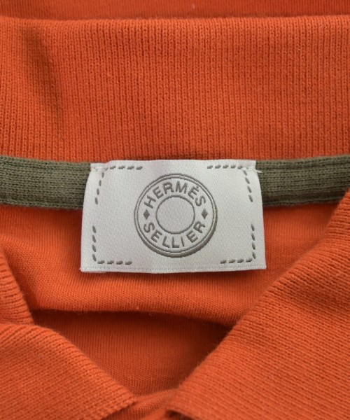 HERMES（エルメス）ポロシャツ オレンジ サイズ:S レディース/2200649603015