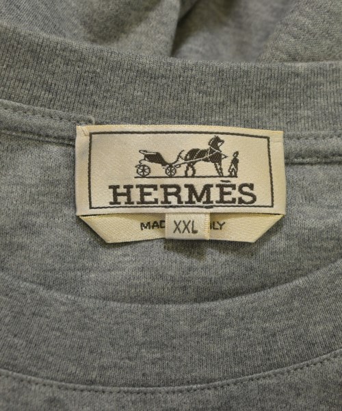 HERMES（エルメス）Tシャツ・カットソー グレー サイズ:XXL メンズ/2200649815036
