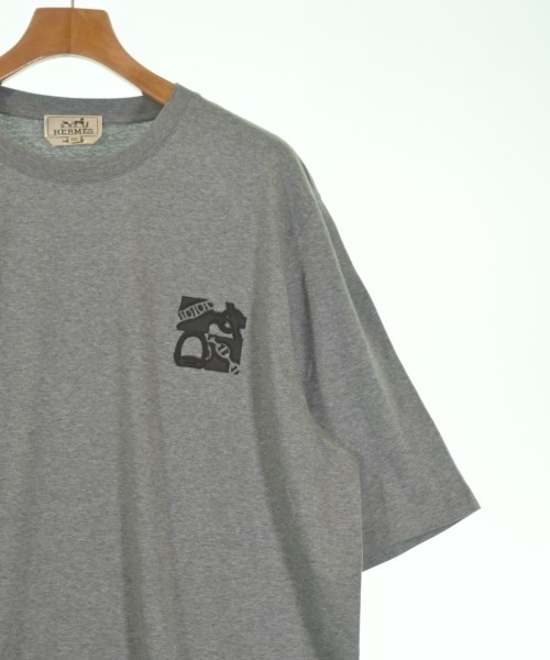 HERMES（エルメス）Tシャツ・カットソー グレー サイズ:XXL メンズ/2200649815036