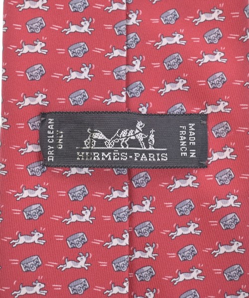 HERMES（エルメス）ネクタイ 赤 サイズ:- メンズ/2200649815067
