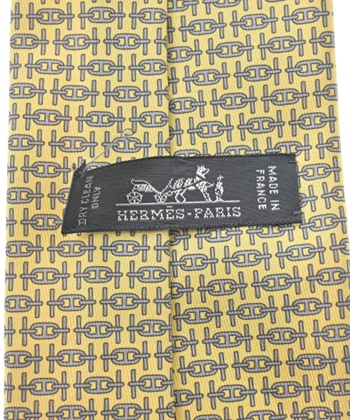 HERMES（エルメス）ネクタイ 黄 サイズ:- メンズ/2200649815081