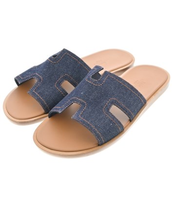 HERMES（エルメス）サンダル 紺 サイズ:EU41(26cm位) メンズ