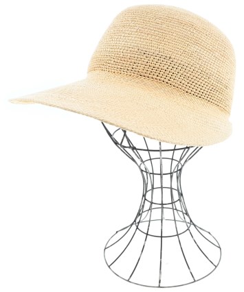 HERMES ベースボールキャップ ホワイトベージュ サイズ58 レディース HERMES（エルメス）キャップ ベージュ サイズ:57 レディース