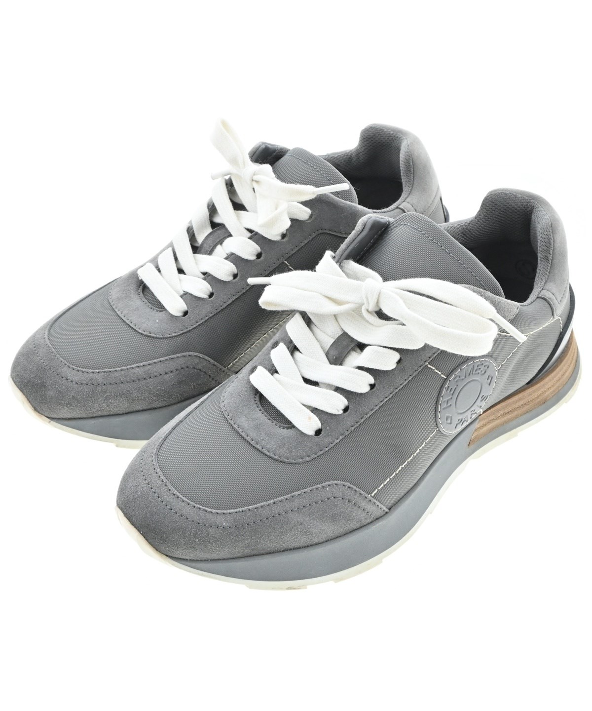 HERMES（エルメス）スニーカー グレー サイズ:EU35 1/2(22cm位 