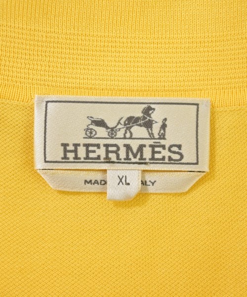 HERMES（エルメス）ポロシャツ 黄 サイズ:XL メンズ/2200651638036