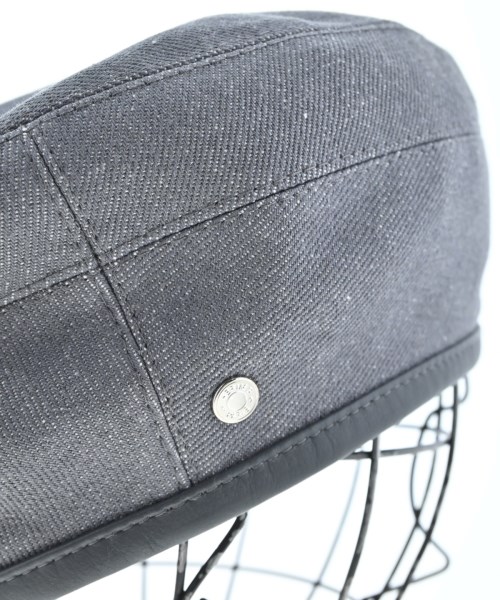 HERMES（エルメス）ハンチング・ベレー帽 グレー サイズ:58cm レディース/2200651638111