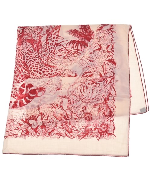 HERMES(エルメス)バンダナ・スカーフ 白 サイズ:140/2200651802048