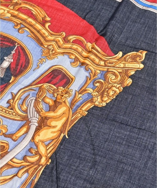 HERMES（エルメス）バンダナ・スカーフ 紺 サイズ:140 レディース/2200651802055