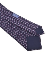 HERMES（エルメス）ネクタイ 紺 サイズ:- メンズ/2200652154016