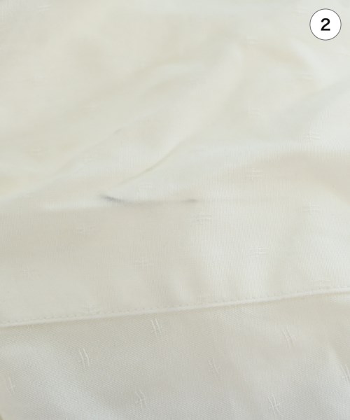 HERMES（エルメス）ドレスシャツ 白 サイズ:37(XS位) メンズ/2200652454130